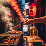 Gastronomía de Japón en Marzo: Snacks Sakura, Yakitori y Consejos Izakaya